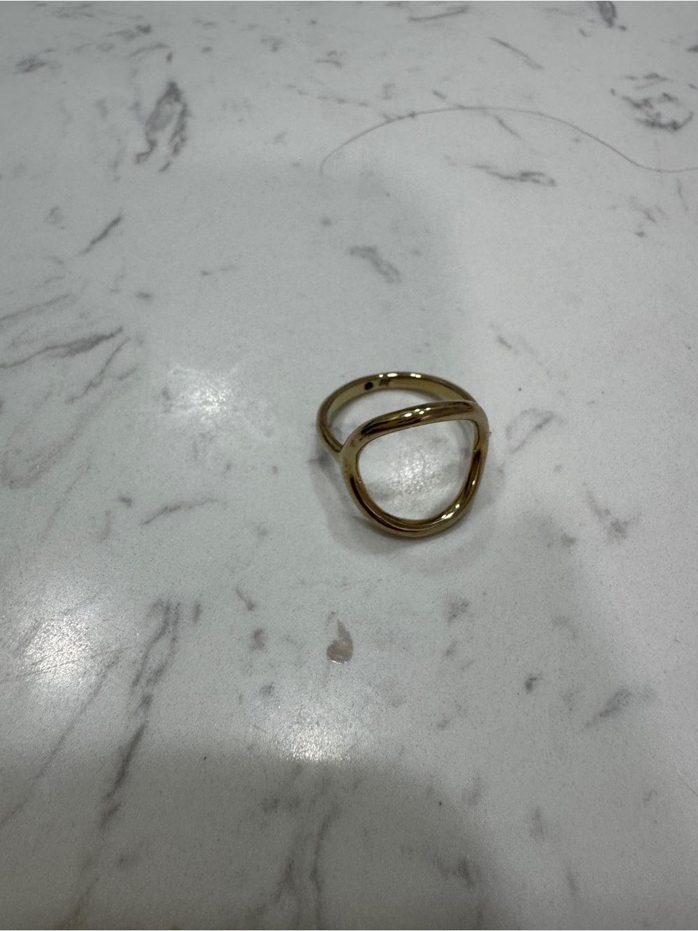 Madewell Open circle Gold Ring - Women Jewelry